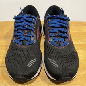 Brooks Addiction GTS 15 Road Running Shoes, Black/Magenta, Size Extra Wide 9.5
